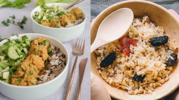 飽足感！健康養身！香噴噴的”豆腐雞滷肉雜糧拌飯”食譜來了！