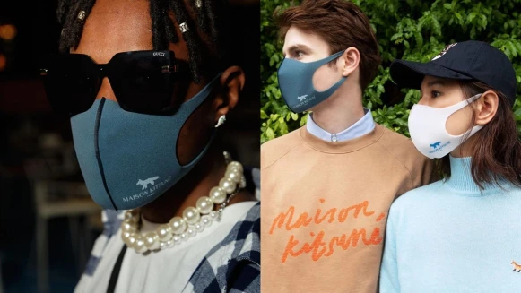 日本藥妝店必買Pitta Mask推出Maison Kitsuné超萌小狐狸聯名口罩，兩種配色、限定開賣