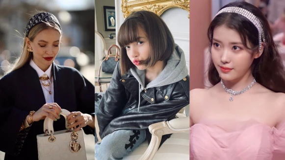 2021秋冬髮型趨勢學Lisa、Jisoo、IU、陳靜的髮箍搭配，盤點5款精品髮箍推薦