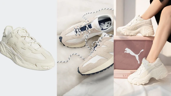 2021秋冬燕麥奶球鞋盤點，IU同款、厚底設計、刺繡細節…這5雙超難抉擇