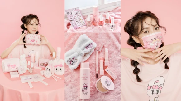 UNT X Esther Bunny全宇宙最可愛的聯名! M編盤點需要下單的人氣items~口碑指甲油、party美甲貼、美肌粉餅、居家水水保養通通有!