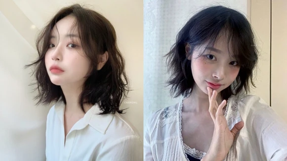 2021中長髮燙髮推薦:自然層次Penning Perm,可以率性卻又很可愛!