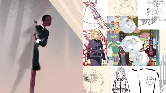 Chanel 2021/22 Métiers d'art工坊系列大秀一次呈現8家工坊的心血之作，漫畫風預告搶先看