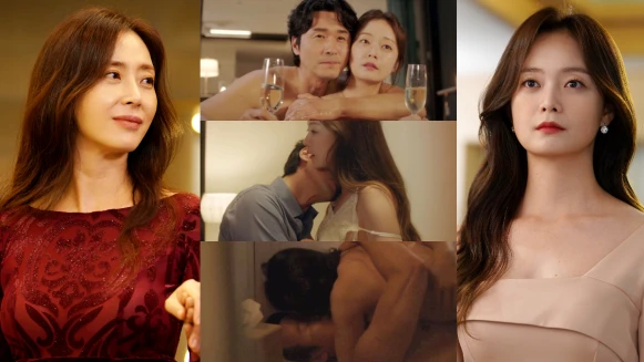 《櫥窗:女王之家》全昭旻裸身19禁演心機小三，正宮宋玧妸目睹老公激吻外遇成同期唯一收視上升天后！