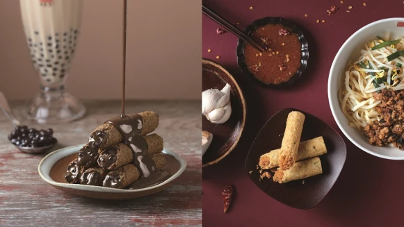 《青鳥旅行》X《春水堂》首度聯名推珍奶蛋捲！吃得到Q軟黑珍珠，還有超狂功夫麵口味