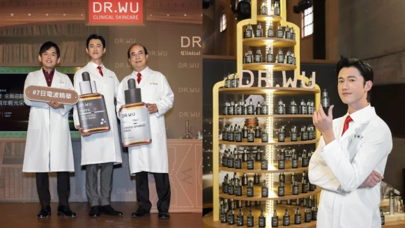 金鐘影帝吳慷仁 自曝逆齡秘辛,緊緻拉提全靠電波,DR.WU超逆齡多肽修復精華 全新上市