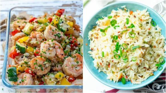 夠美味夠飽足！香菇雞雜蔬炒飯/蝦仁花椰菜蛋炒飯/醬汁拌食蔬，3道防暴食低脂料理做法來了！