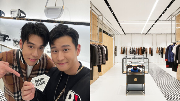 Burberry全台第一間男裝專賣店在這裡，經典格紋與蜜金配色全變成店裝亮點！