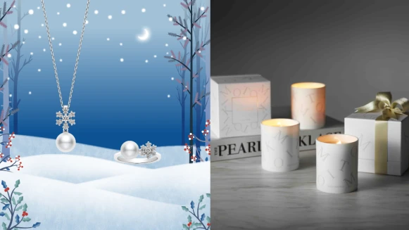 MIKIMOTO將雪花與繁星元素幻化為迷人珠寶點亮銀色佳節，高雅品味讓綺麗聖誕更具浪漫氛圍！