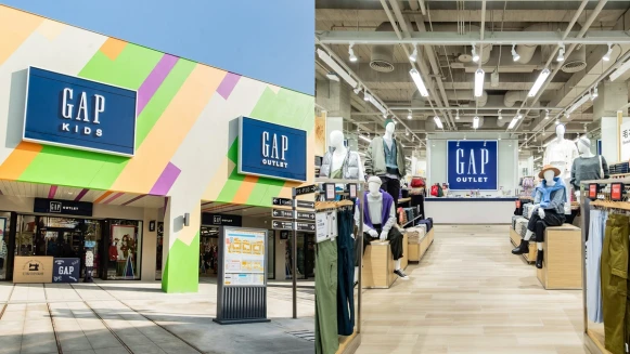Gap插旗三井OUTLET台中港！全系列最低5折起，還有獨家布萊納小熊貨櫃布章