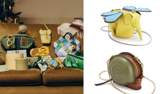 Loewe全新小飛象、蝸牛、百香果小包亮相，萌貓AirPods Pro保護套不用2萬