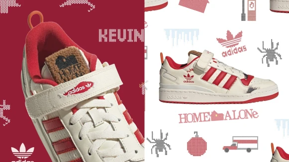 adidas Originals X小鬼當家耶誕聯名登場！奶油白鞋身、絨毛鞋標，附贈Home Alone鑰匙圈