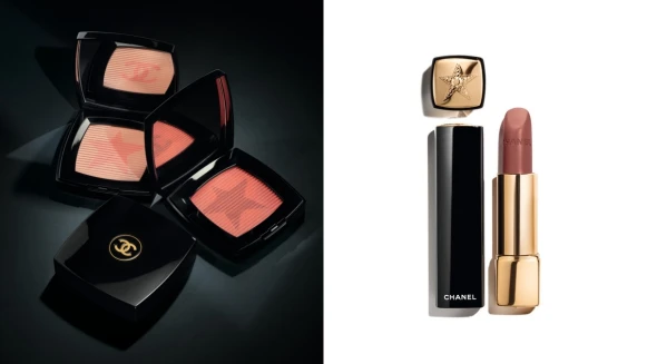 香奈兒2022全新超炫燿彗星絲絨脣膏,像是將星辰擦在唇上!還有星星刻紋的腮紅