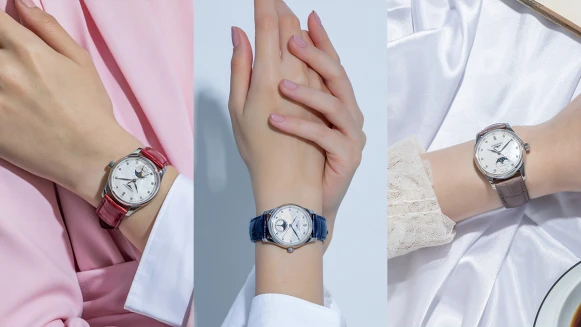 年末人氣話題最高的腕間臻品！優雅不失個性感的Master巨擘系列月相女士腕錶，讓時尚圈品味女生個個都愛不釋手！