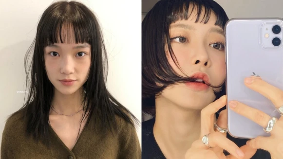 2022瀏海造型推薦:韓系復古短瀏海正流行,整齊、減齡又俏皮!