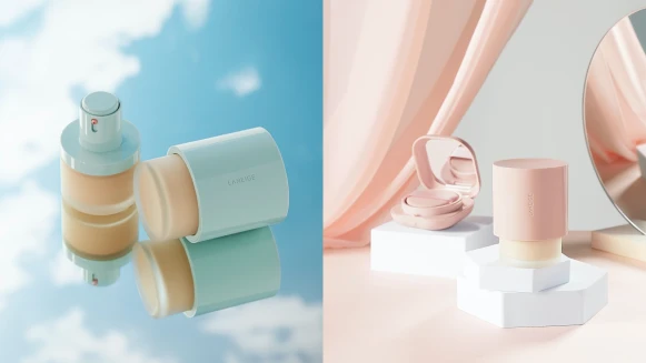 蘭芝NEO粉底液新登場!熱銷小薄荷氣墊姐妹作,輕盈服貼打造韓系濾鏡肌