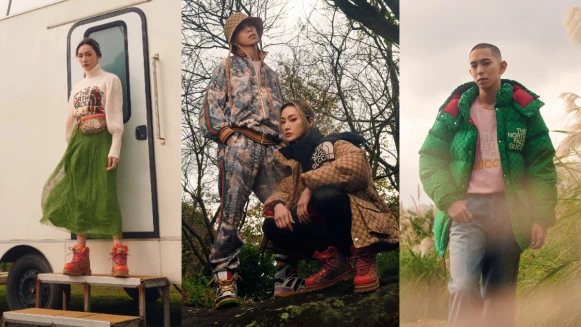 The North Face X Gucci 聯名系列第二篇章夢幻來襲！鮮明有型再度引爆話題，就連雀斑與楊艾倫也搶先攜手演繹年度最強Outdoor時尚風格！