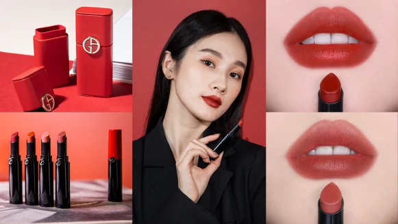 每次GA亞曼尼推出新唇膏,那股奢華美的力量真的超乎想像! 「奢華絲緞訂製唇膏」論壇已狂燒!最撩#201焦糖奶茶、#202楓糖紅茶、#405爛番茄都必收!一抹顯白美得無可抗拒~