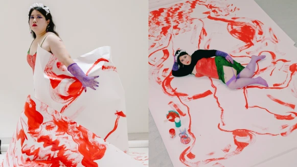 專訪｜藝術家Li Ya Wen解放自身靈魂的畫作：「我活在當下，喜歡現在的自己！」