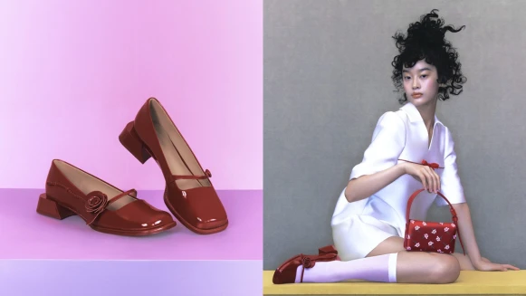 小CK攜手楊冪愛牌SHUSHU/TONG打造浪漫玫瑰花手提包、瑪莉珍鞋…售價這邊看