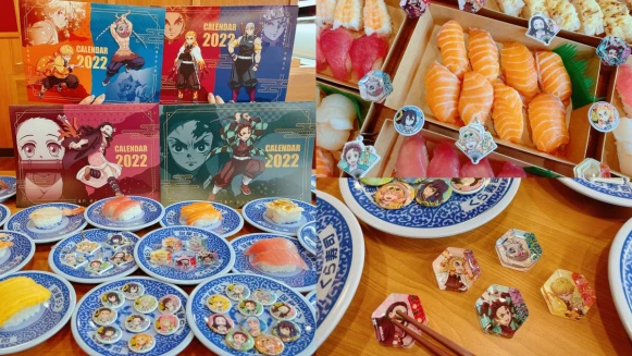 藏壽司X鬼滅之刃推角色專屬月曆、獨家周邊！KURA外帶再送限定扭蛋
