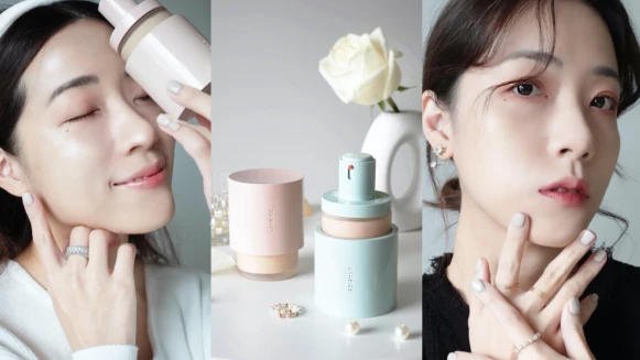 韓妞為之瘋的「韓系濾鏡肌」都靠它!讓人一抹上癮的天生好皮霧光雲彩肌!M編實測#NEO粉底,持妝防護美肌力滿分爆擊!