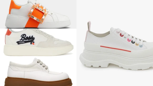 穿搭小學堂│盤點冬日厚底白鞋，經典學院風、素色帆布、科技輪廓…展現造型好比例