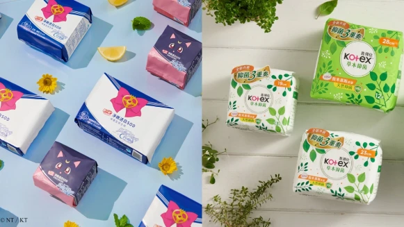 2022衛生棉話題新品推薦：唯白X美少女戰士、靠得住草本抑菌衛生棉全面升級