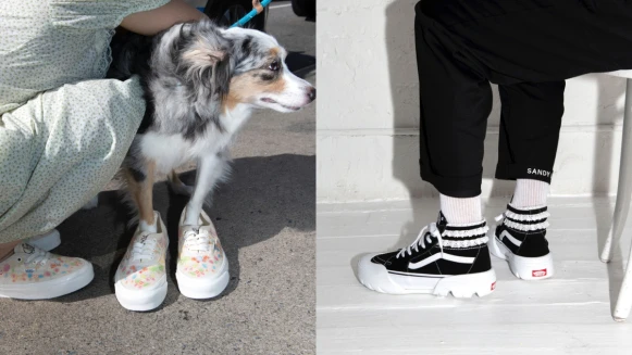 Vans再攜手紐約設計師Sandy Liang，把經典鞋履加上蕾絲花邊、玫瑰刺繡和小包