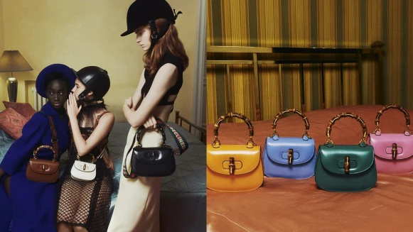 Gucci Bamboo 1947系列新問世！竹節包換上繽紛色彩，體積變迷你更加可愛