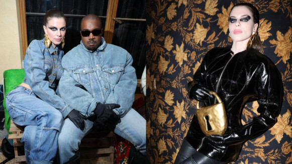 Julia Fox協同肯爺出席各大時裝秀場，前衛造型引起熱烈討論