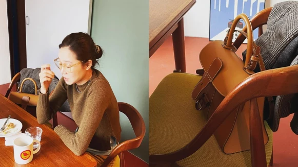 孔曉振私服出現比利時貴婦包Delvaux，還是《夫婦的世界》金喜愛御用貴婦包