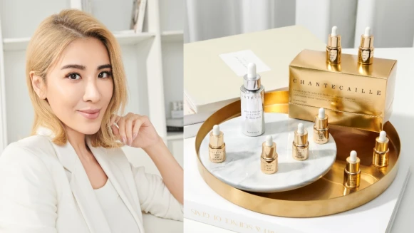 認真金準就是我的人生宗旨！37歲小禎走過低潮越活越美，用香緹卡「充電與電波安瓶+鑽石精華」造就膚質巔峰！特寫肌膚亮到爆，桃花事業全都旺 