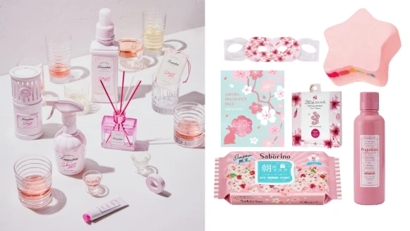 台隆櫻花保養小物推薦：空間擴香、泡澡入浴球、溫感眼罩、面膜…通通有
