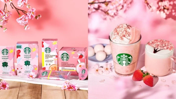 雀巢X星巴克推4款櫻花限定商品！在家就能喝到櫻花草莓拿鐵