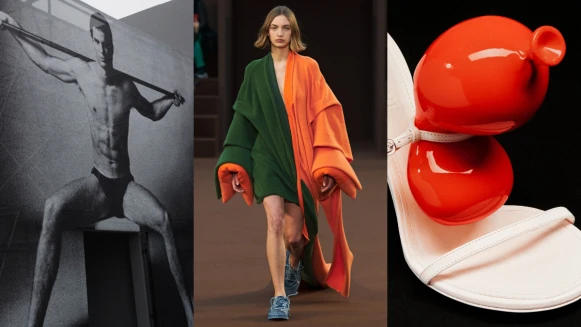 2022秋冬巴黎時裝週│Loewe 2022 秋冬系列秀評，英式幽默、氣球鞋、圖像藝術…打造超現實幻想夢境