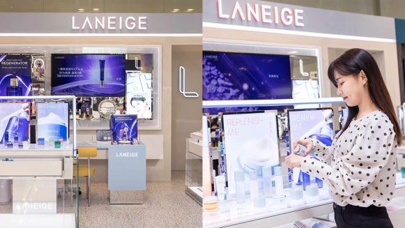 蘭芝全球首創皮膚管理概念櫃正式於台中中友與你相見！ 全櫃韓國直送，耗資破千萬，讓妳盡情購物同時享受正統速效護膚～美成金裕貞仙女小姊姊模樣！