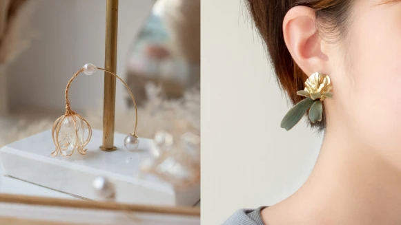小資女愛牌參樓研製所春夏耳環報到，鹿角蕨、透視鈴蘭…清新系女孩絕對愛