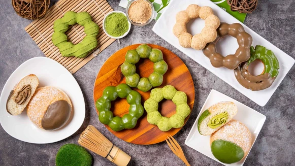 Mister Donut x一〇八抹茶茶廊必吃茶系甜甜圈TOP9！加入抹茶、焙茶超濃郁