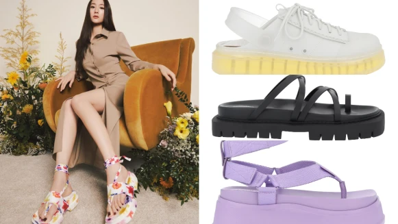 CHARLES &amp; KEITH 厚底涼鞋系列登場，亮麗多彩、厚底運動風、永續精神...春夏搭配利器