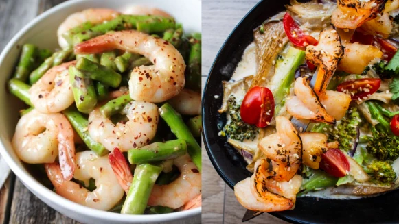 木耳番茄炒蛋/蝦仁清炒菠菜/青花菜炒雞丁，春季時蔬隨手炒低脂高蛋白 營養好吃！