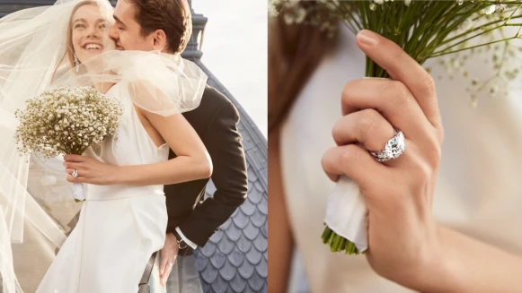 綻放璀璨醉人光芒的GRAFF婚嫁珠寶系列，最能賦予戀人間許下不渝愛情承諾的完美儀式感！