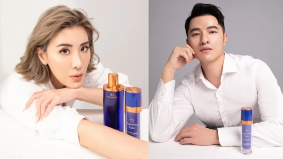 保養女神小禎 X 專業彩妝大師小凱 ，私下一致默契指名狂愛 德國AB頂級抗老保養！