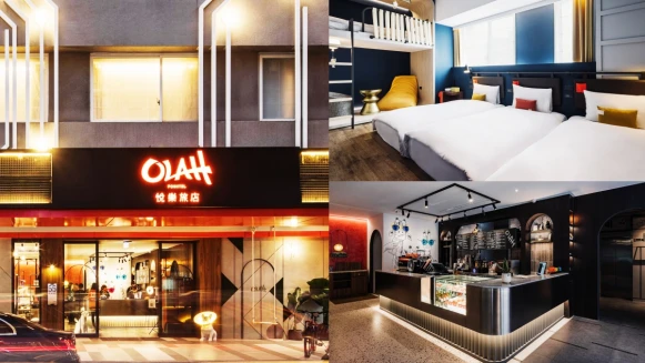 台中特色住宿「台中悅樂旅店」開箱！背包客房、共享空間、四季調酒…超適合閨蜜一起開趴