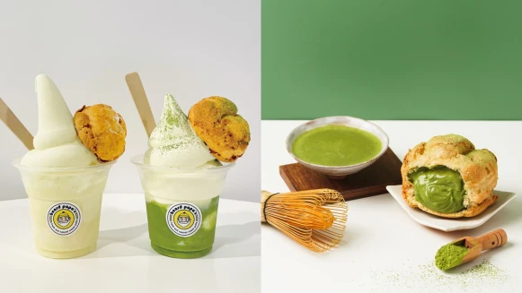 beard papa首推「白胖胖霜淇淋」只有這裡賣！還有限定抹茶泡芙新登場