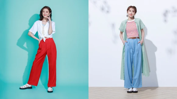 好感女神邵雨薇的春夏時髦選物PICK！就以GU好感褲系列決勝負，打造有型又出色的繽紛造型！ 