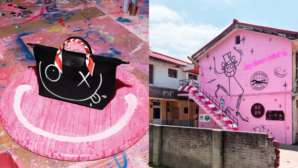 Longchamp X André藝術聯名：換上可愛○✕眼睛塗鴉，台中限定快閃店必須朝聖
