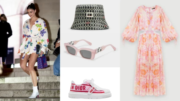 穿搭小學堂│夏日野餐穿搭解析，運用印花洋裝、全白單品、科技潮鞋…混搭獨特風格