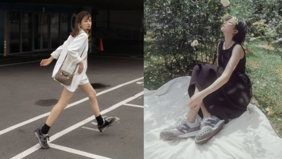 讓薛妞妞、唐葳、謝琦琦儀式感滿分的選擇，以New Balance「冷霧灰」系列鞋款，讓每日生活都擁有與眾不同的質感氛圍！
