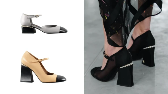 香奈兒經典雙色鞋又有新花樣！鞋跟多了幻象珍珠設計，4種鞋款全都好仙
